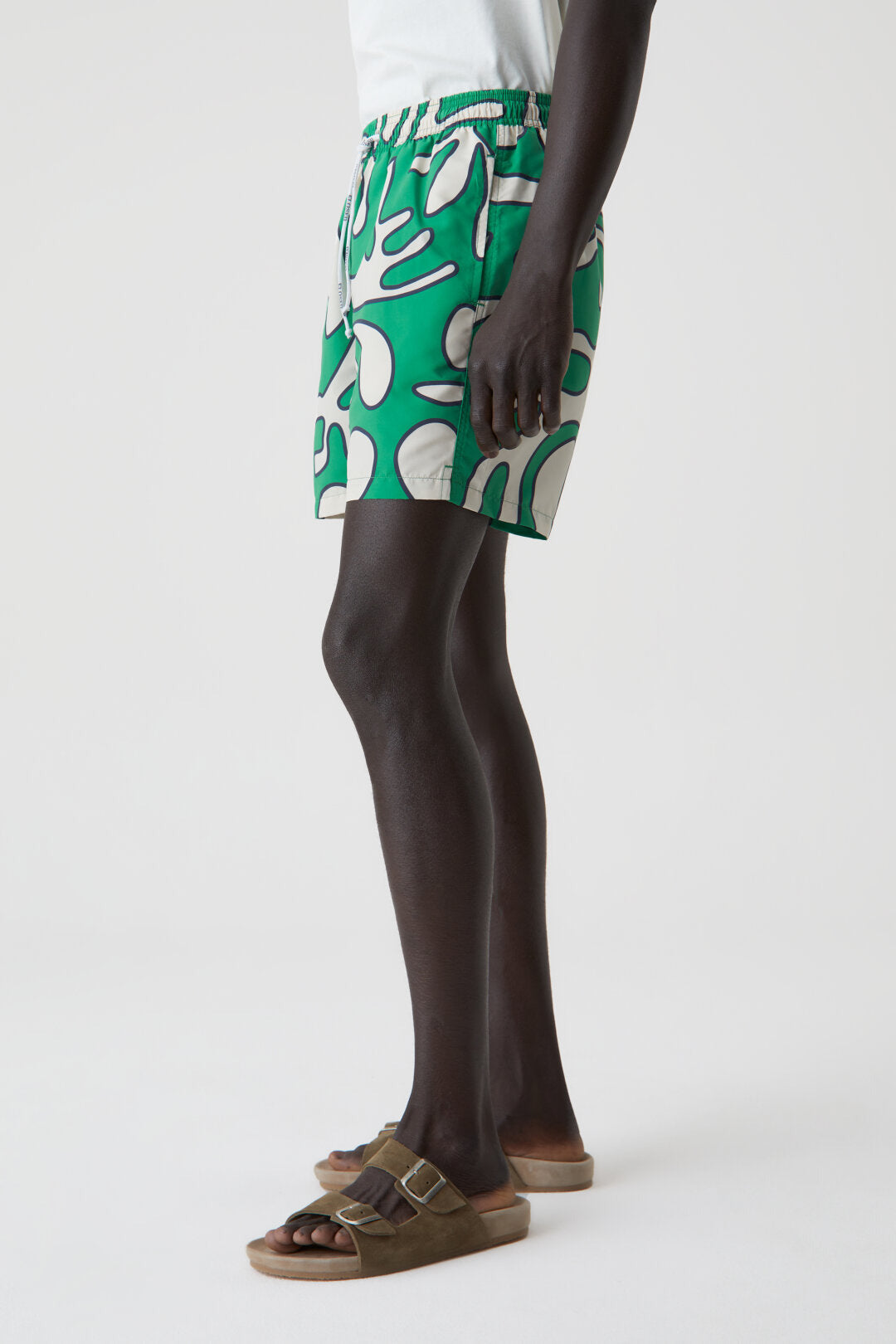 Swim Shorts with Print - Botanic Green - DUNE + SALT