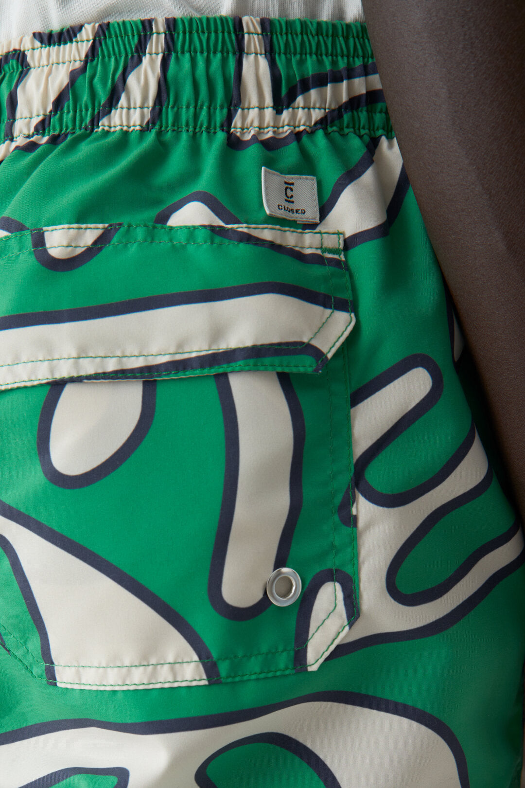 Swim Shorts with Print - Botanic Green - DUNE + SALT