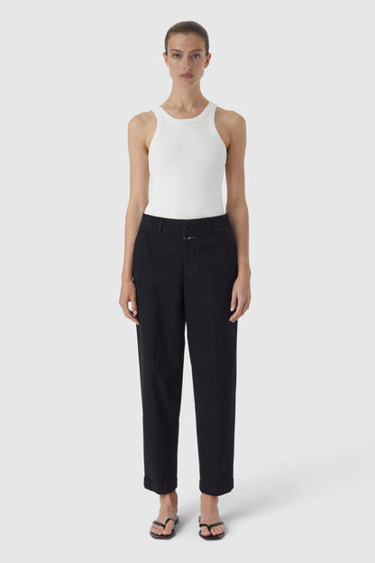 Auckley Organic Cotton Pant - Black - DUNE + SALT