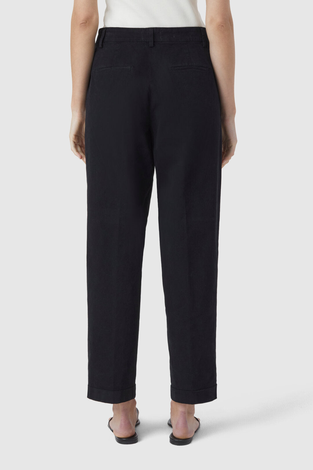 Auckley Organic Cotton Pant - Black - DUNE + SALT