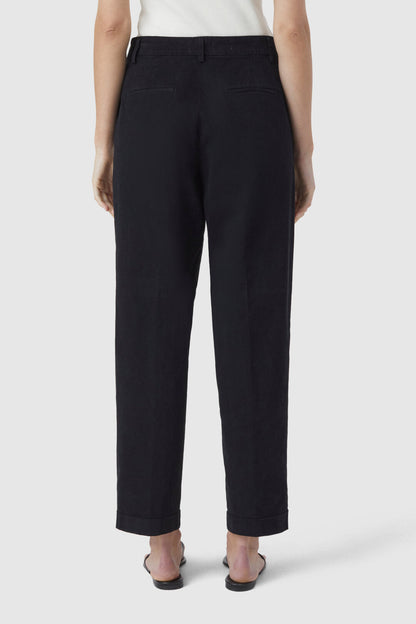 Auckley Organic Cotton Pant - Black - DUNE + SALT