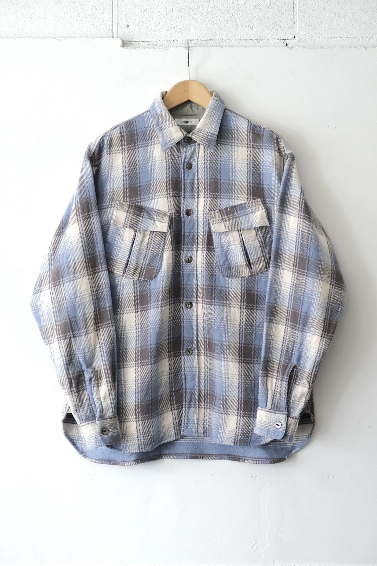 Fatigue Flannel Shirt - Blue Check
