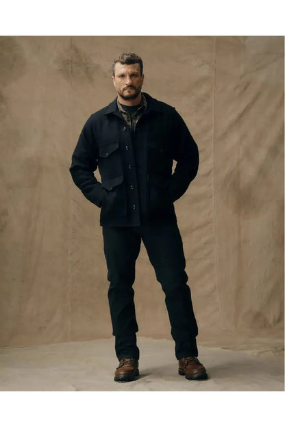 Mackinaw Wool Cruiser Jacket - Dark Navy - DUNE + SALT