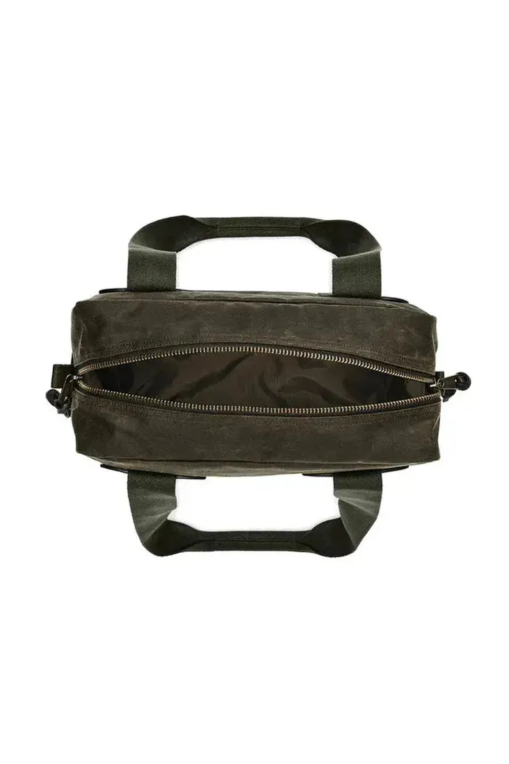 Tin Cloth Zipper Tote Bag - Otter Green - DUNE + SALT