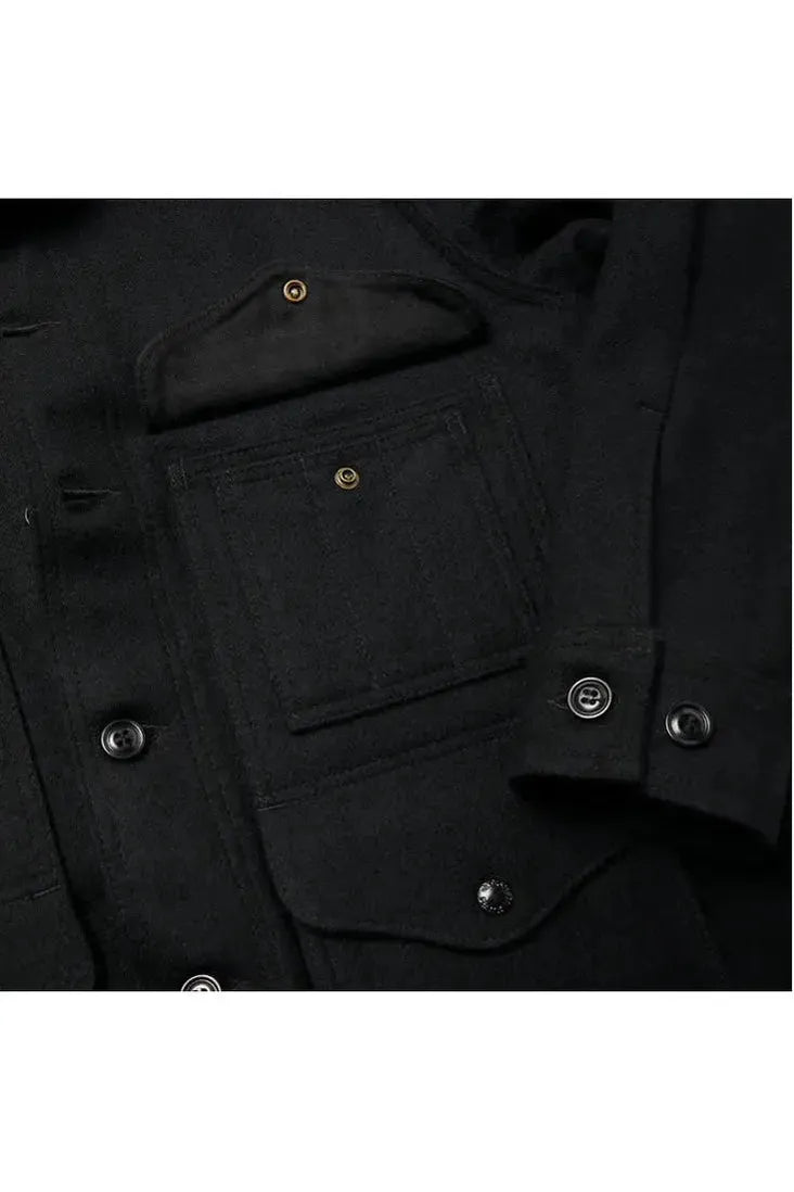 Mackinaw Wool Cruiser Jacket - Dark Navy - DUNE + SALT