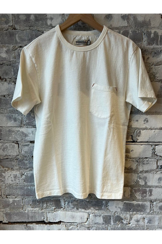 13 Ounce Pocket T-Shirt - White - DUNE + SALT