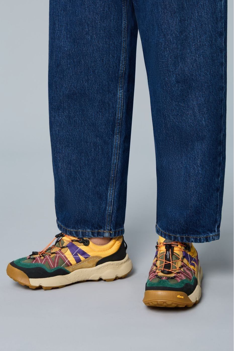 Iwano 2 Uni Sneaker - Brown/Yellow/Natural – DUNE + SALT