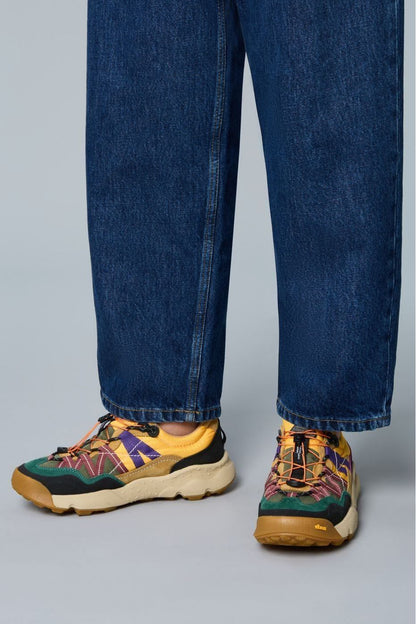 Iwano 2 Uni Sneaker - Brown/Yellow/Natural - DUNE + SALT