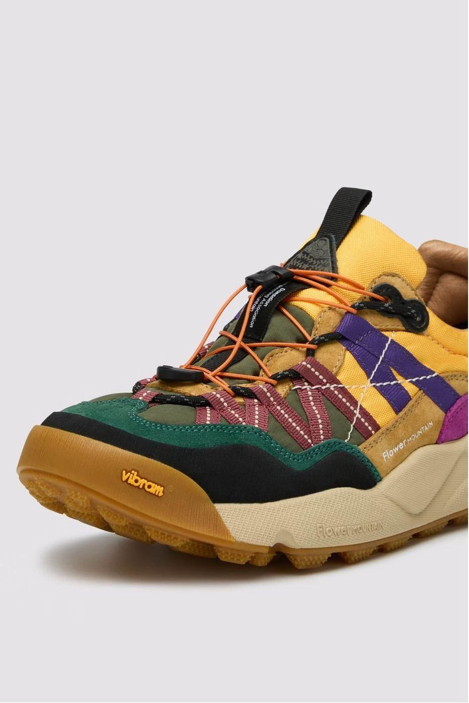 Iwano 2 Uni Sneaker - Brown/Yellow/Natural - DUNE + SALT