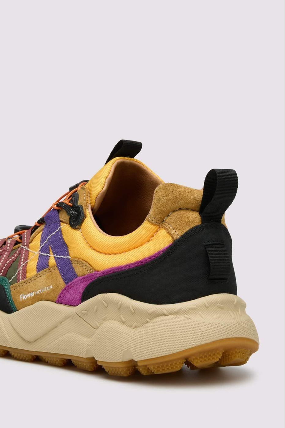 Iwano 2 Uni Sneaker - Brown/Yellow/Natural - DUNE + SALT