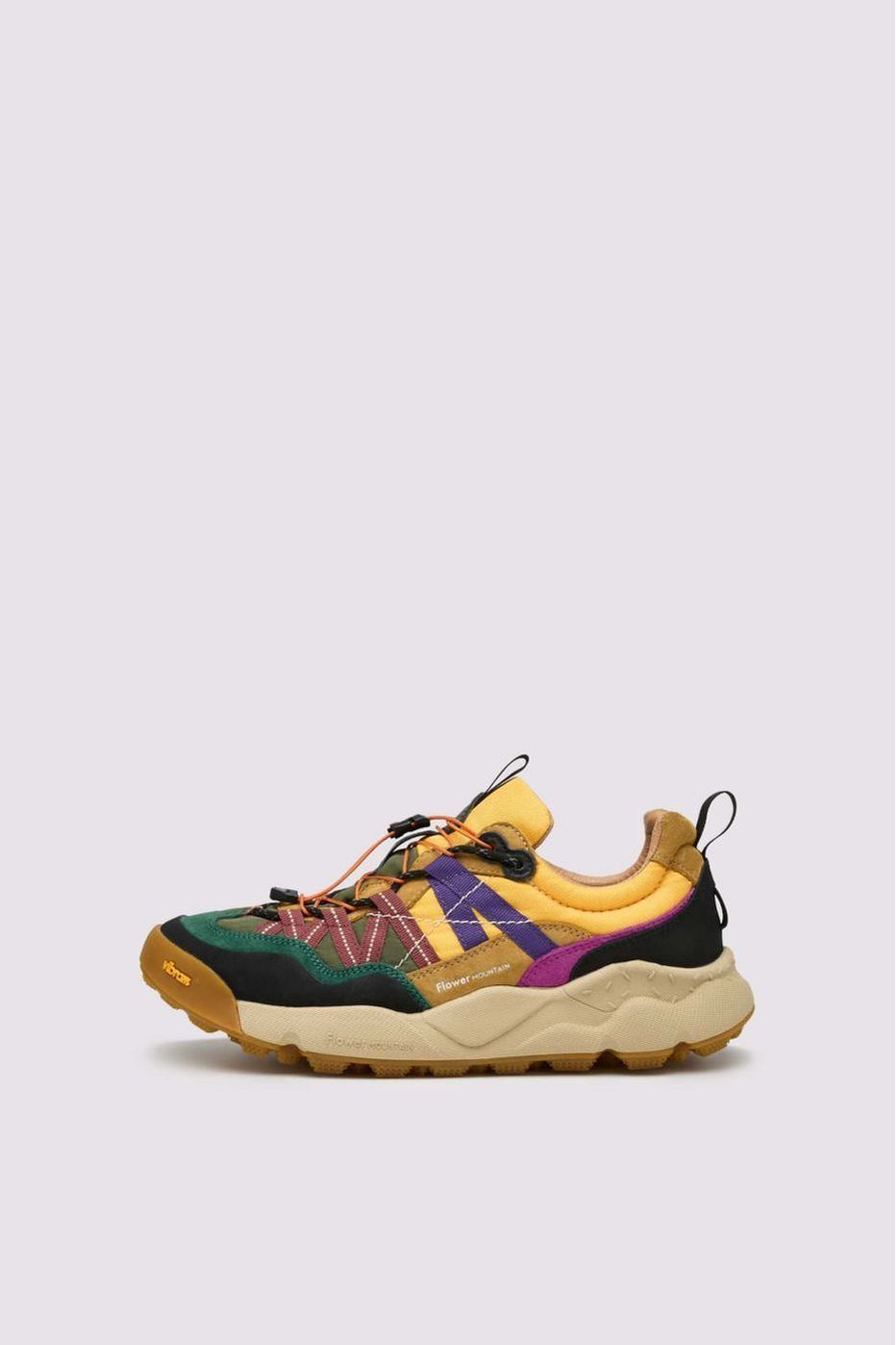 Iwano 2 Uni Sneaker - Brown/Yellow/Natural - DUNE + SALT