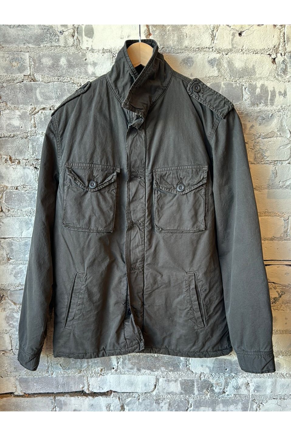 Jonah Military Jacket - Charcoal Grey – DUNE + SALT