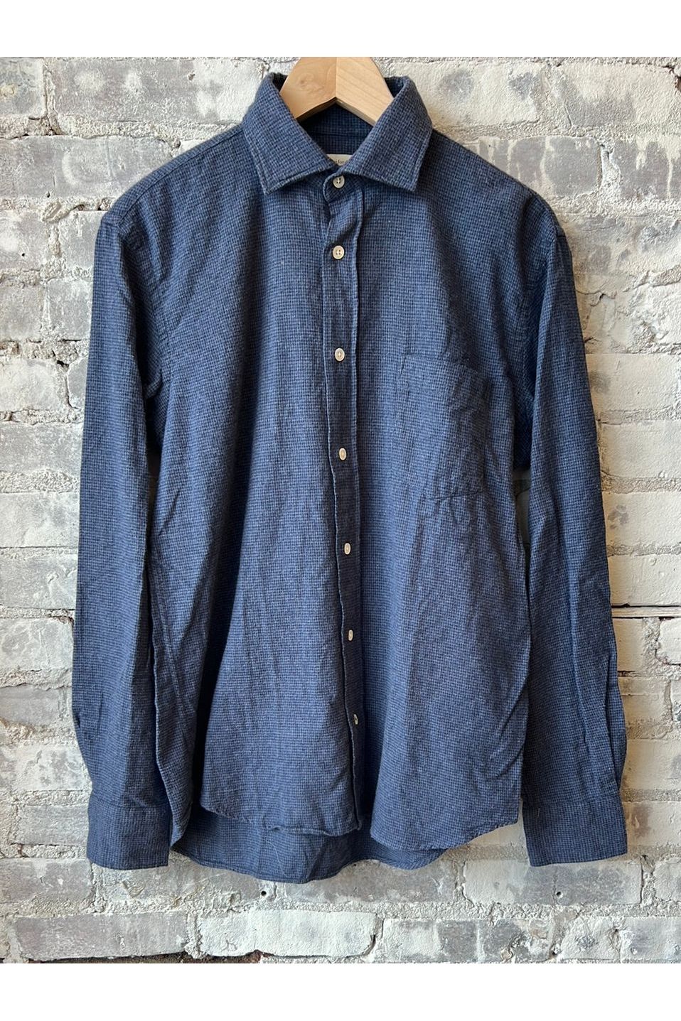 Paul Regular Flannel Shirt - Denim - DUNE + SALT