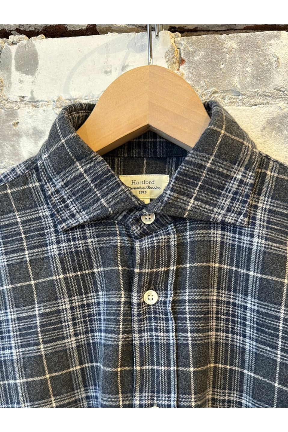 Paul Woven Flannel Shirt - Charcoal/Navy/White - DUNE + SALT