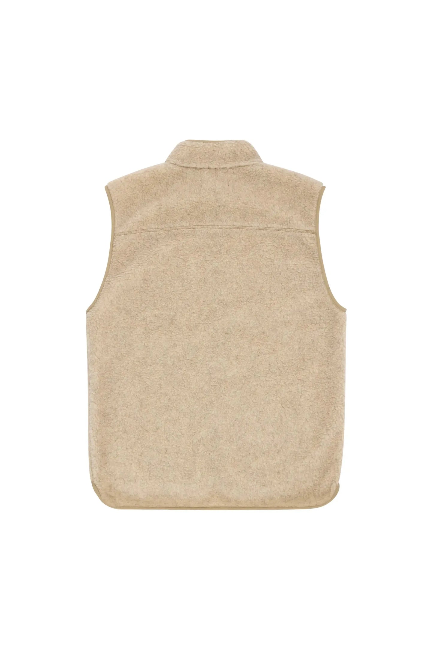 Men's Heroes Wool Fleece Vest - Natural - DUNE + SALT