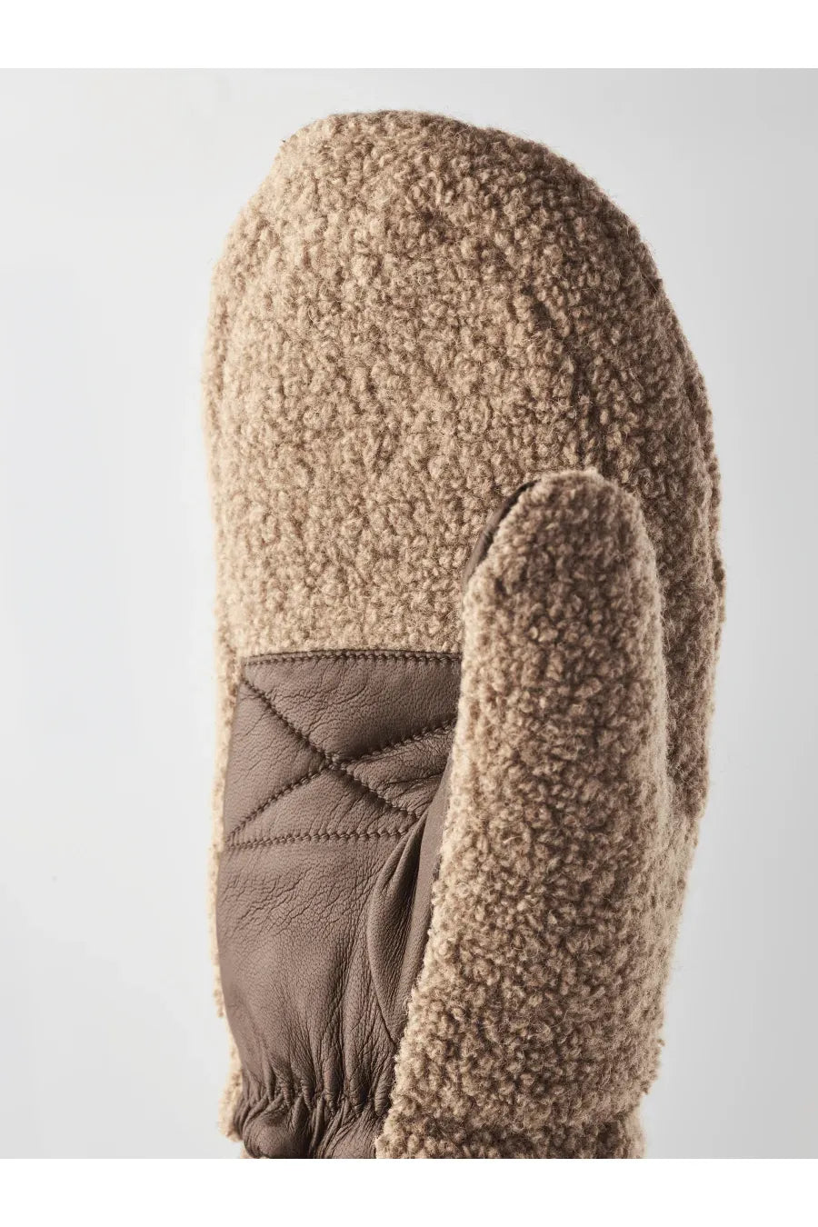 Emilia Wool Mitten - Camel/Light Brown