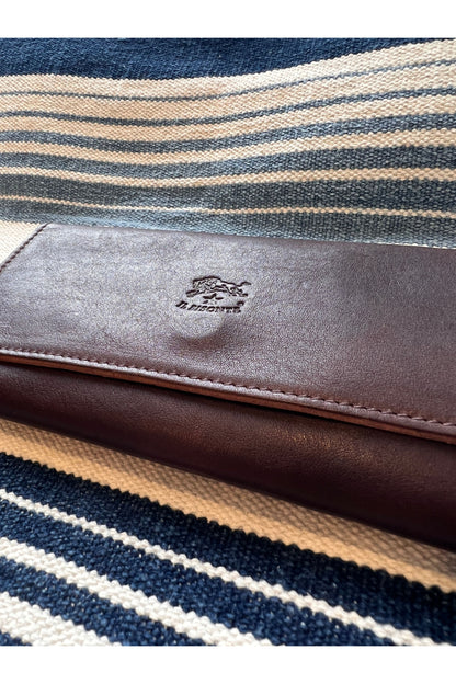 Continental Wallet in Calf Leather - Caffe - DUNE + SALT