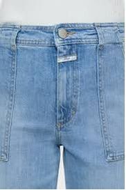 Aria Comfort Stretch Flared Jean - Light Blue - DUNE + SALT