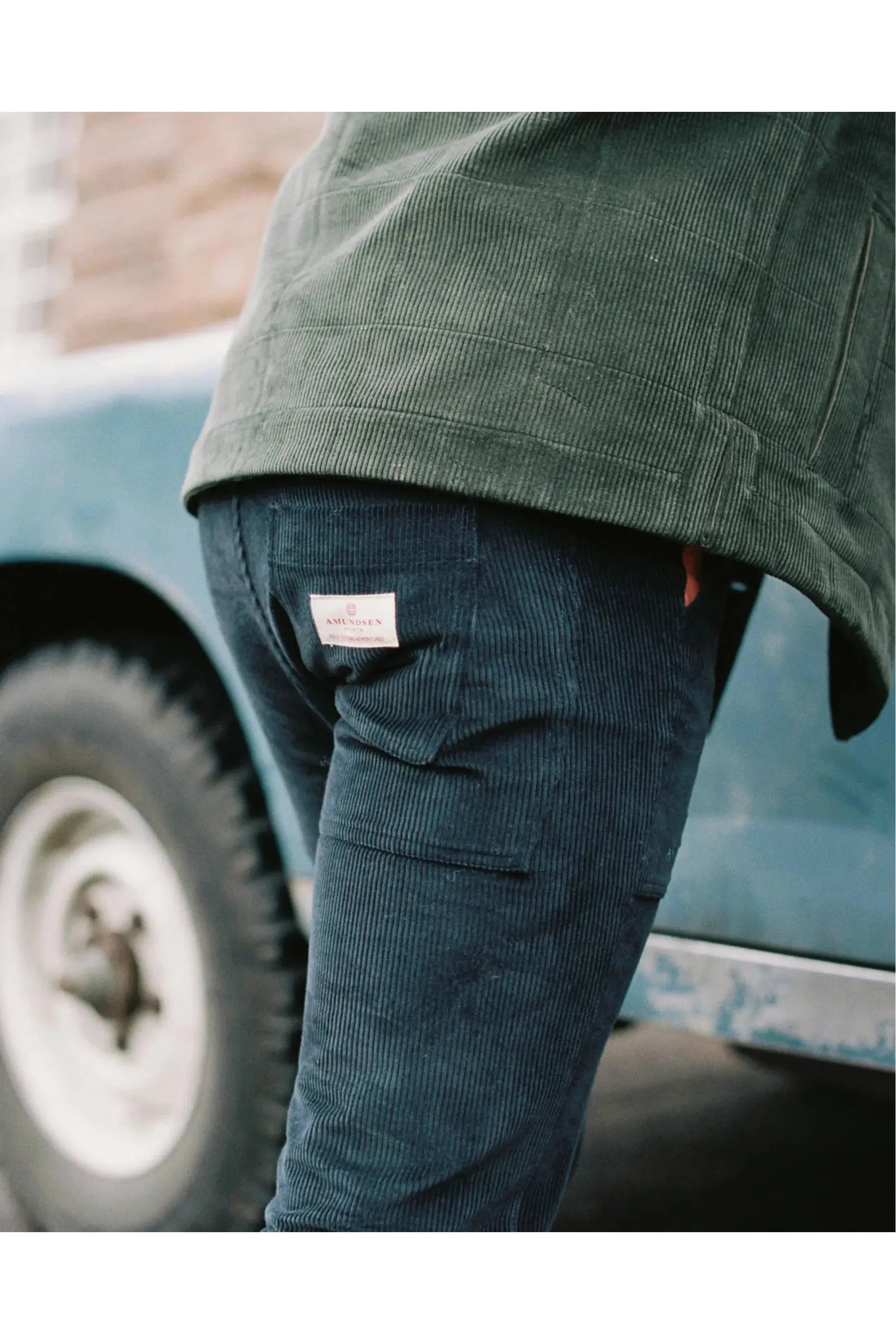 Men's FjordCord 8-Wale Corduroy Slacks - Dark Desert - DUNE + SALT