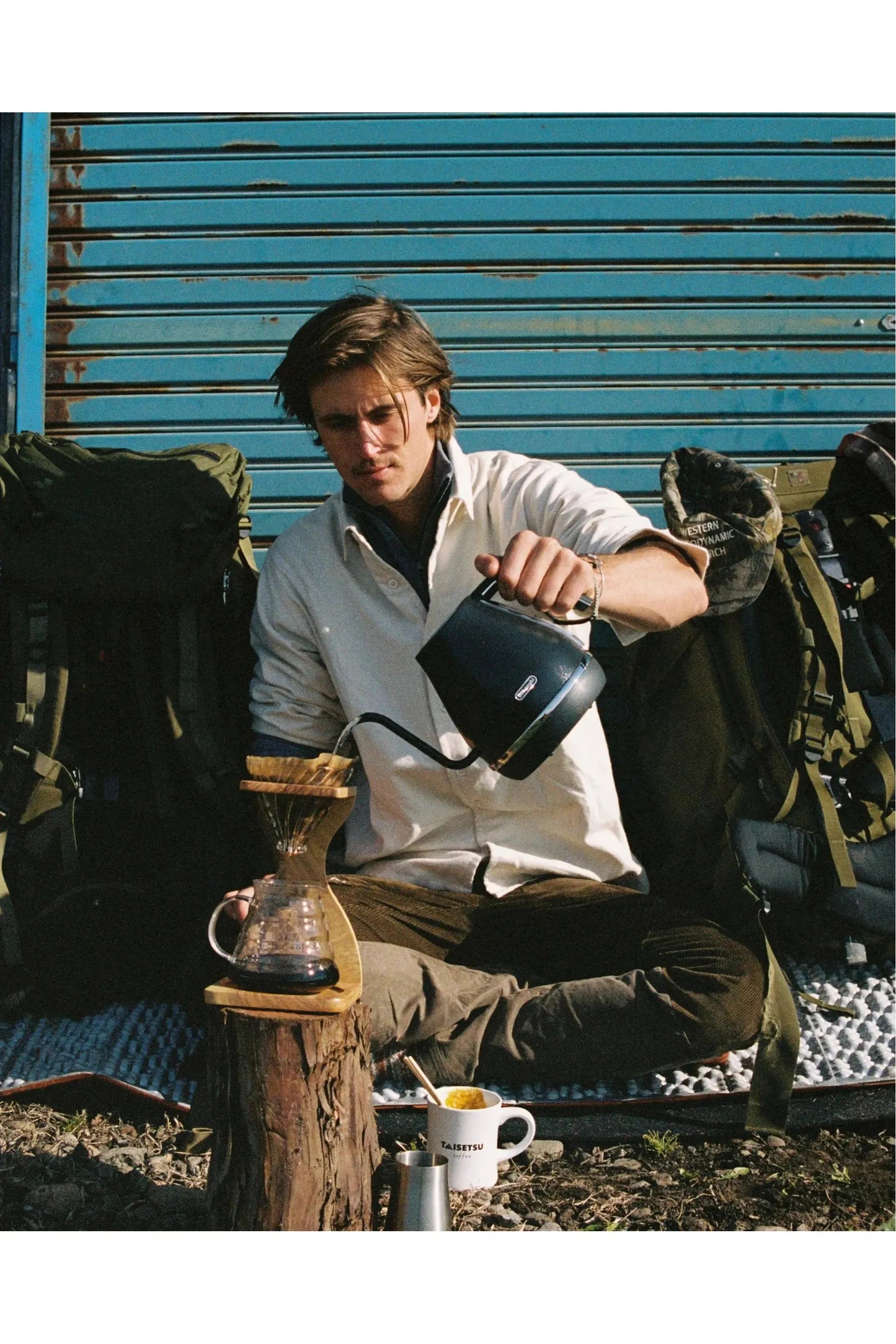 Framheim Men's Flannel Shirt - Oatmeal - DUNE + SALT