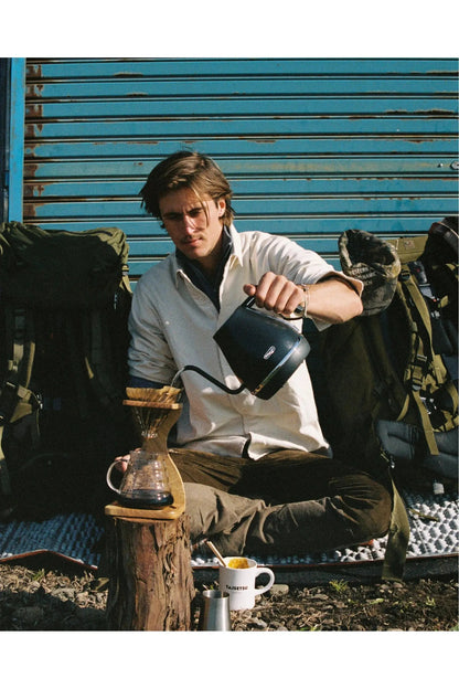 Framheim Men's Flannel Shirt - Oatmeal - DUNE + SALT