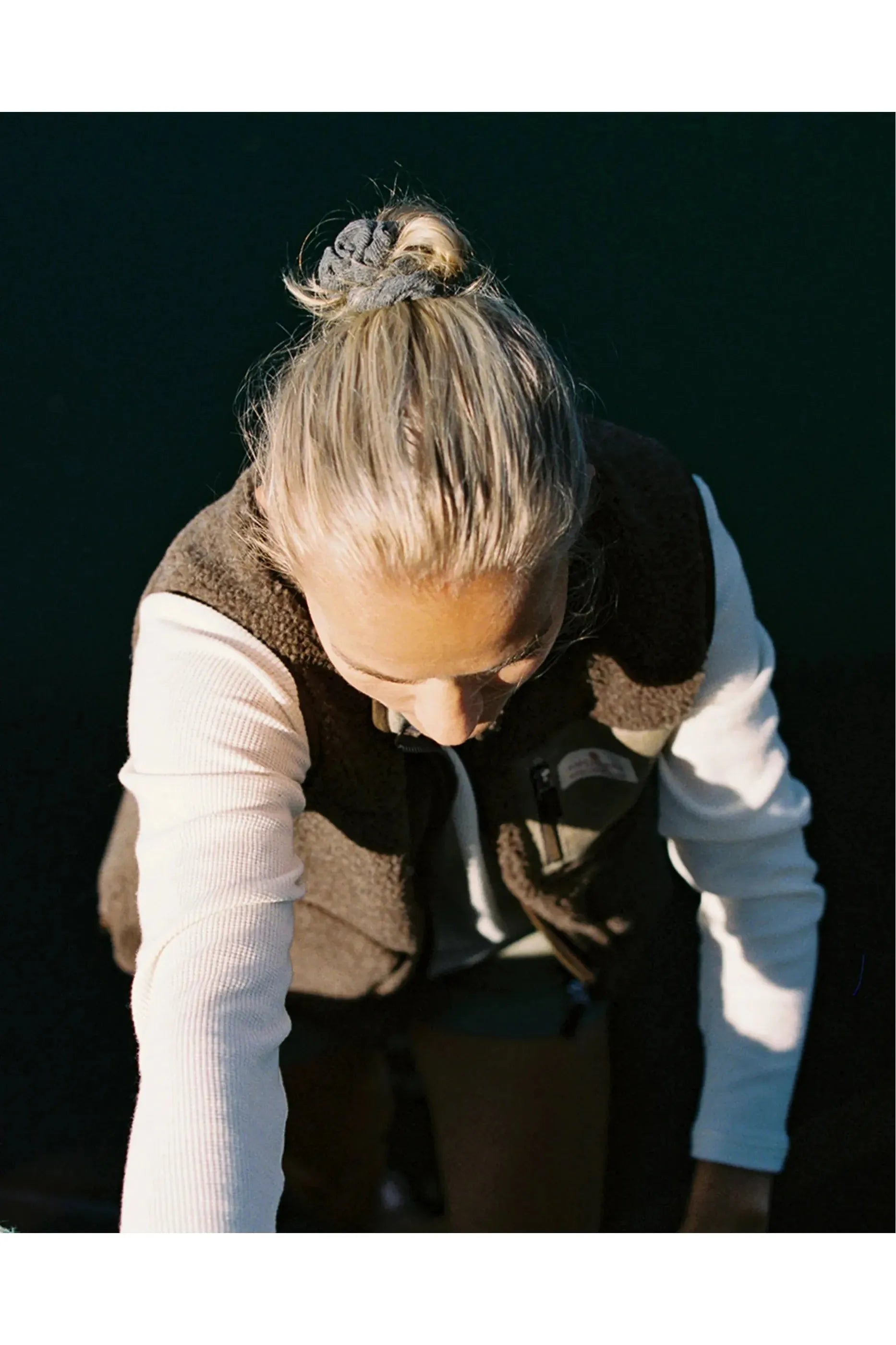 Women's Heroes Wool Fleece Vest - Cowboy - DUNE + SALT