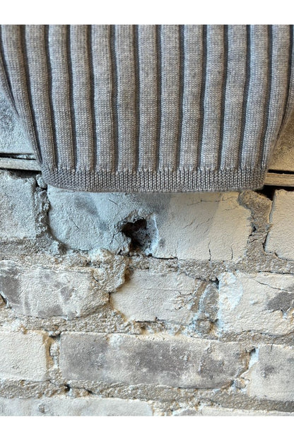 Reveal Silk Cashmere Rib Cami - Heather Grey - DUNE + SALT