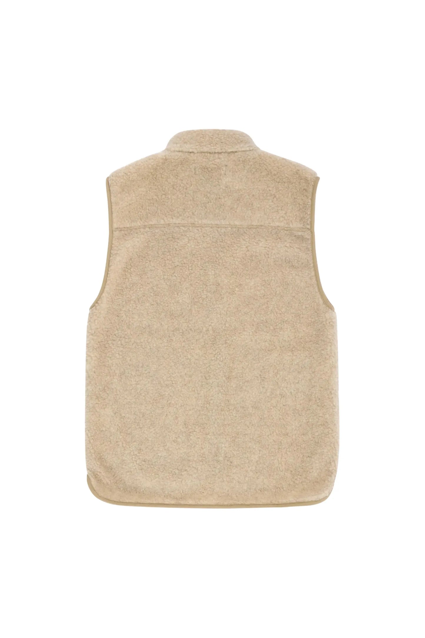 Women's Heroes Wool Fleece Vest - Natural - DUNE + SALT