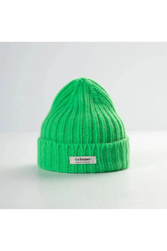 Le Bonnet Logo Beanie - Neon Green - DUNE + SALT