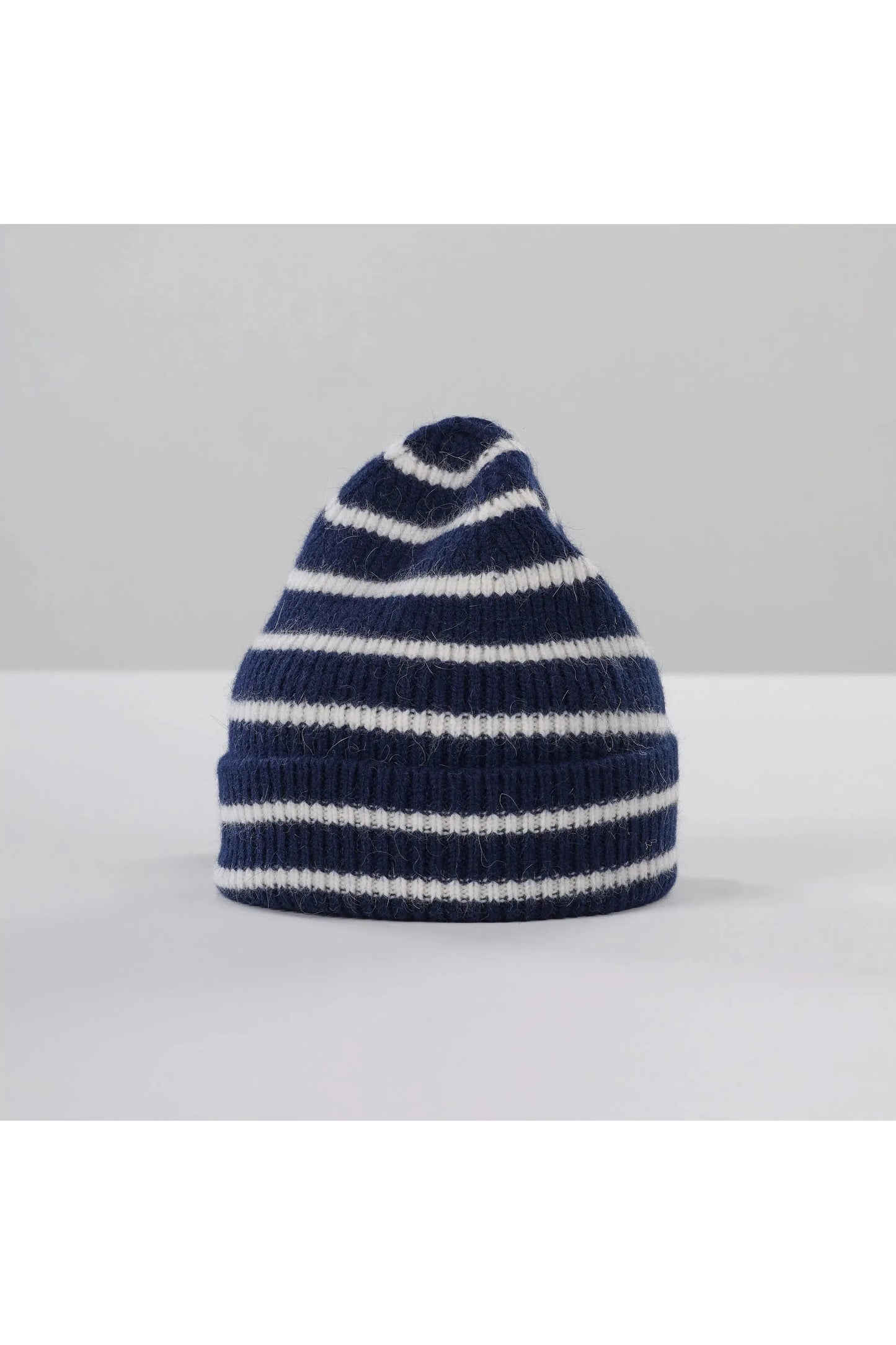 Wool Beanie - Midnight Stripe - DUNE + SALT