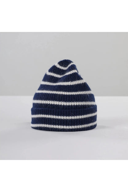 Wool Beanie - Midnight Stripe - DUNE + SALT