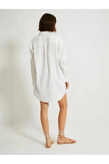 Mariam Shirt - Abira White - DUNE + SALT