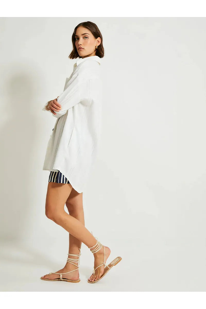 Mariam Shirt - Abira White - DUNE + SALT