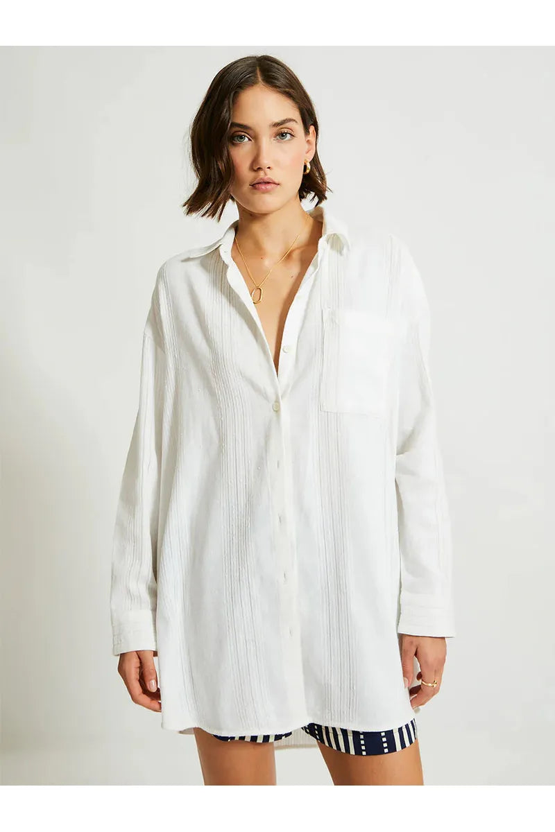 Mariam Shirt - Abira White - DUNE + SALT