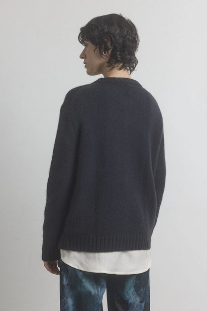 Mies Cable Pullover - Coal