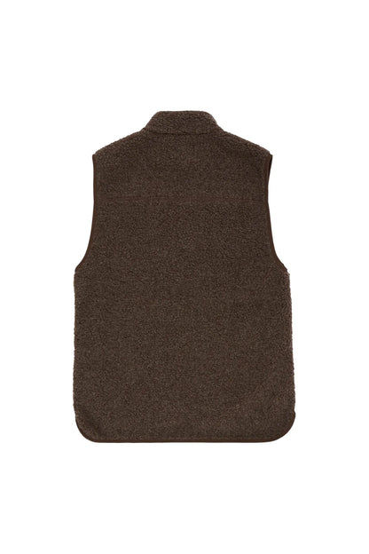 Women's Heroes Wool Fleece Vest - Cowboy - DUNE + SALT