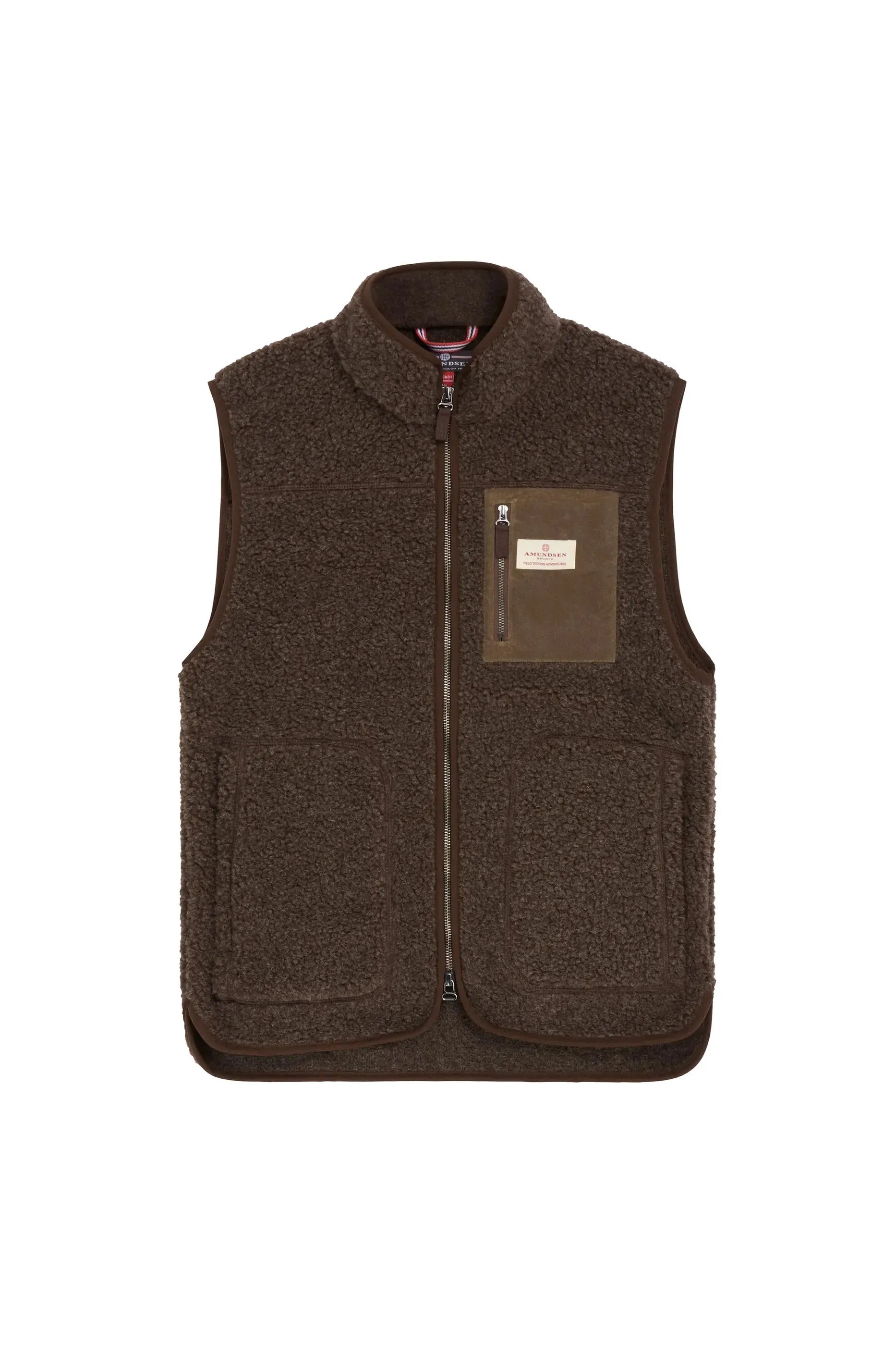 Women's Heroes Wool Fleece Vest - Cowboy - DUNE + SALT