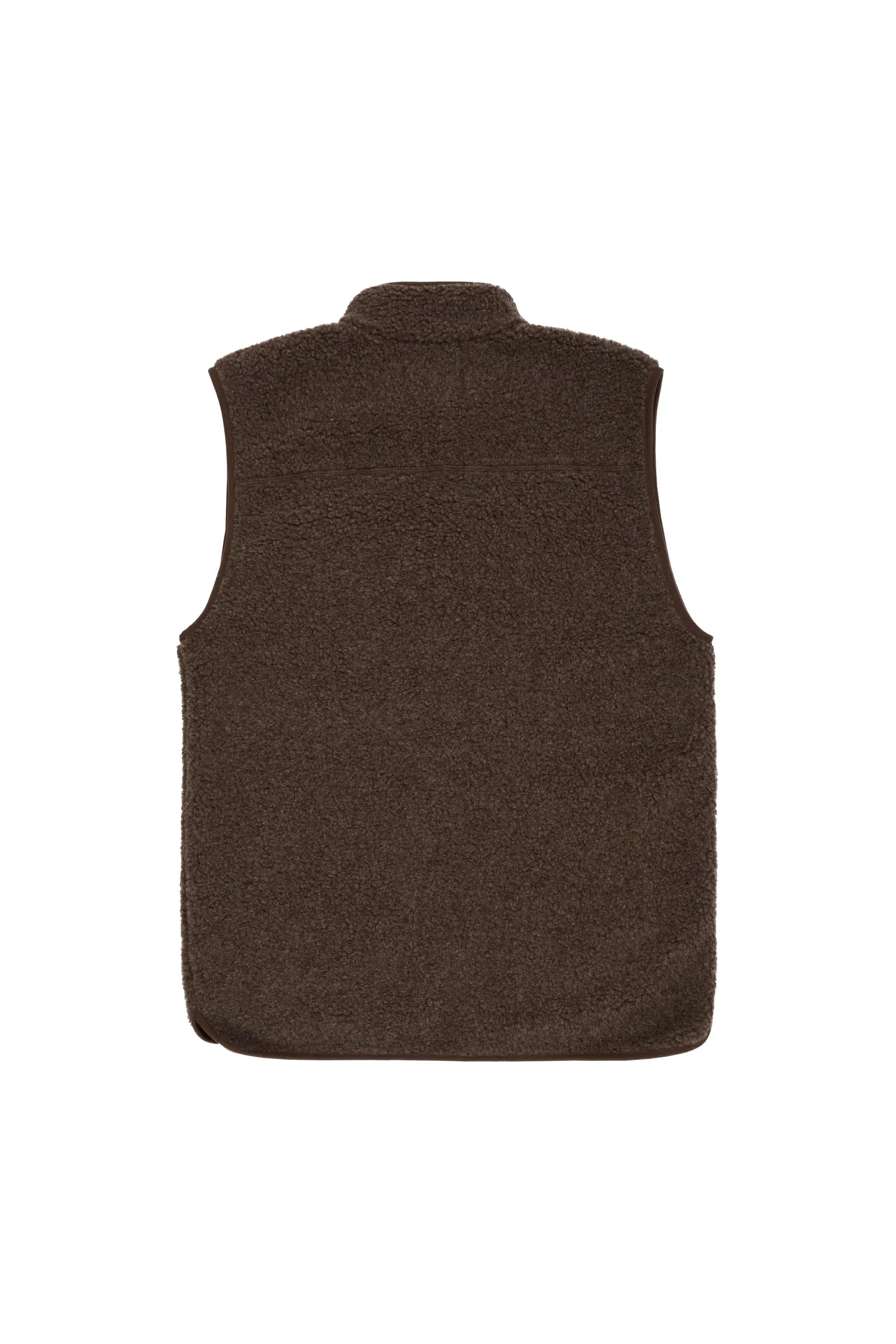 Men's Heroes Wool Fleece Vest - Cowboy - DUNE + SALT