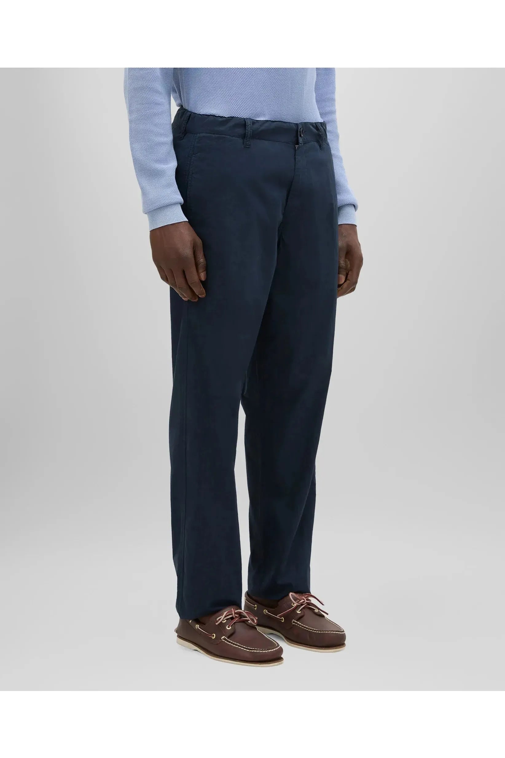 Cotton Poplin Chino - Navy - DUNE + SALT