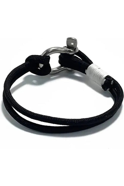 Black Nautical Shackle Bracelet - DUNE + SALT