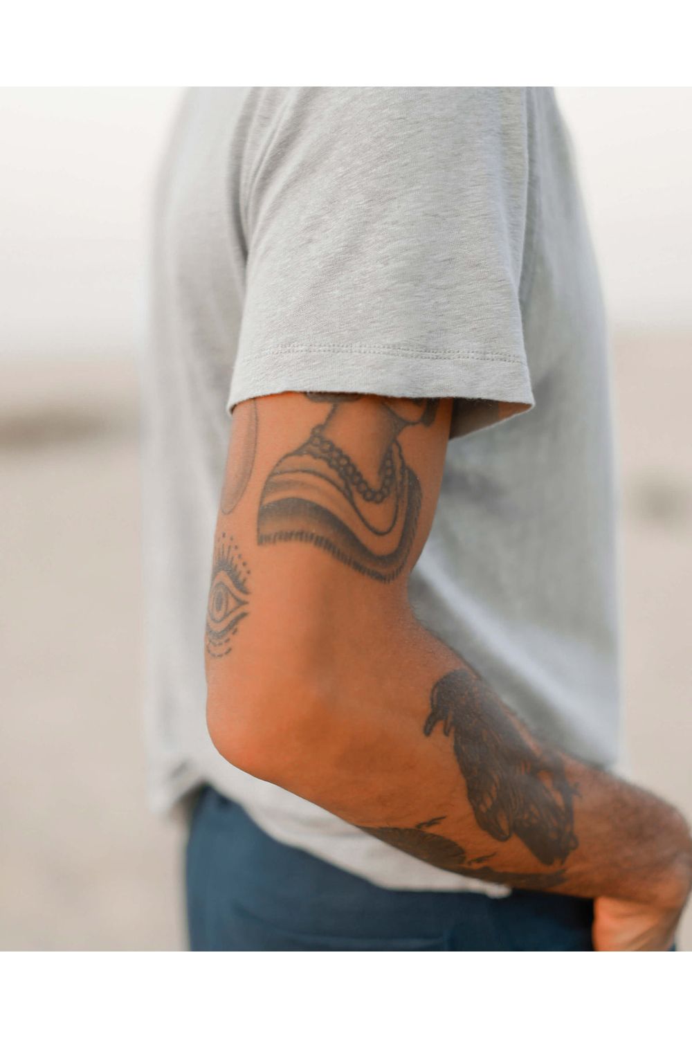 Sun Tee - Steel - DUNE + SALT