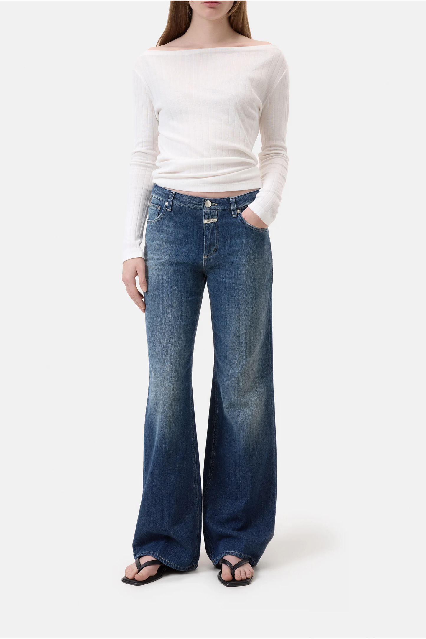 Gillan Wide Jean - Dark Blue - DUNE + SALT