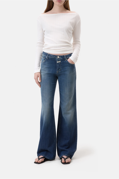 Gillan Wide Jean - Dark Blue - DUNE + SALT