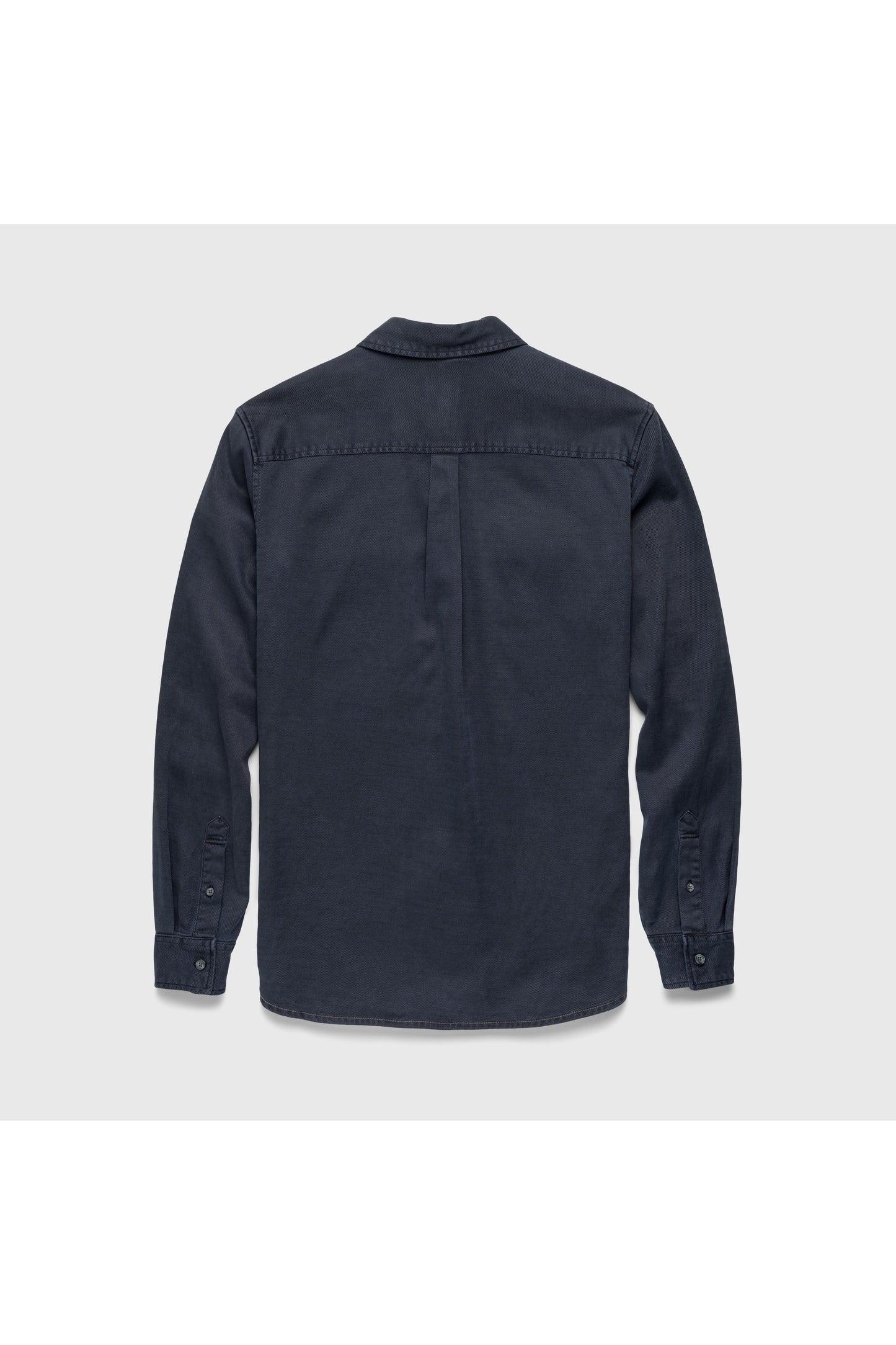 Jeb L/S Two-Pocket Garment-Dyed Shirt - Navy - DUNE + SALT