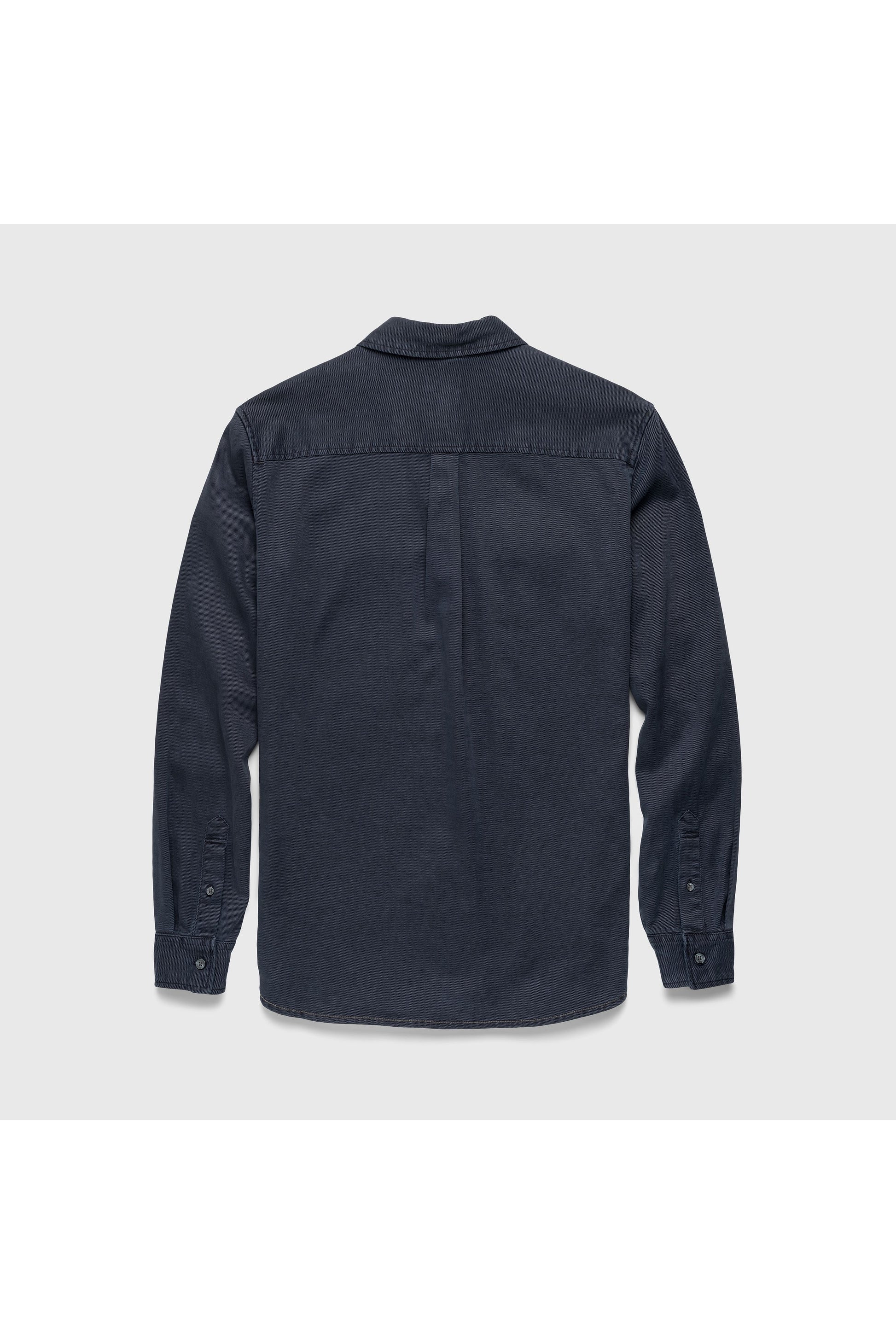 Jeb L/S Two-Pocket Garment-Dyed Shirt - Navy - DUNE + SALT