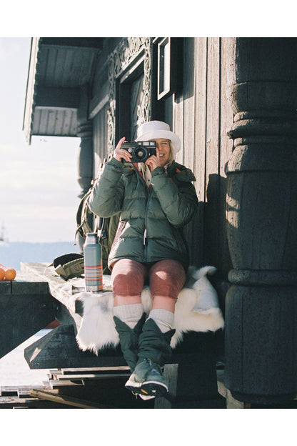 Winter Down Jacket - Faded Navy