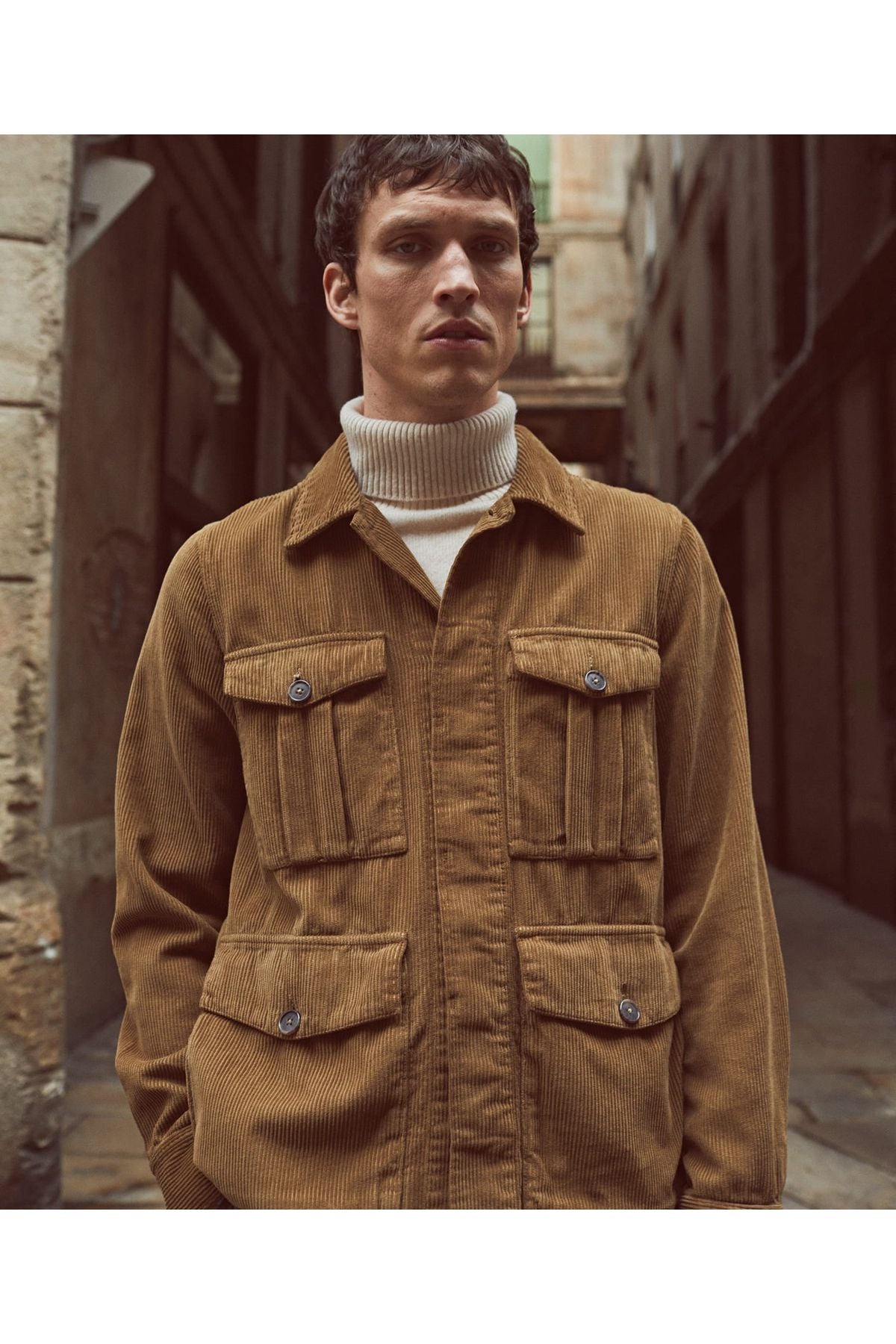 Jude Corduroy Jacket - Beige - DUNE + SALT