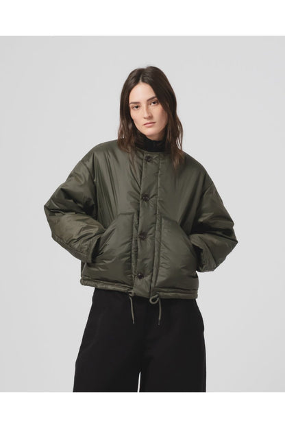 G.O.D Nuclear Padded Nylon Jacket - Dusty Green