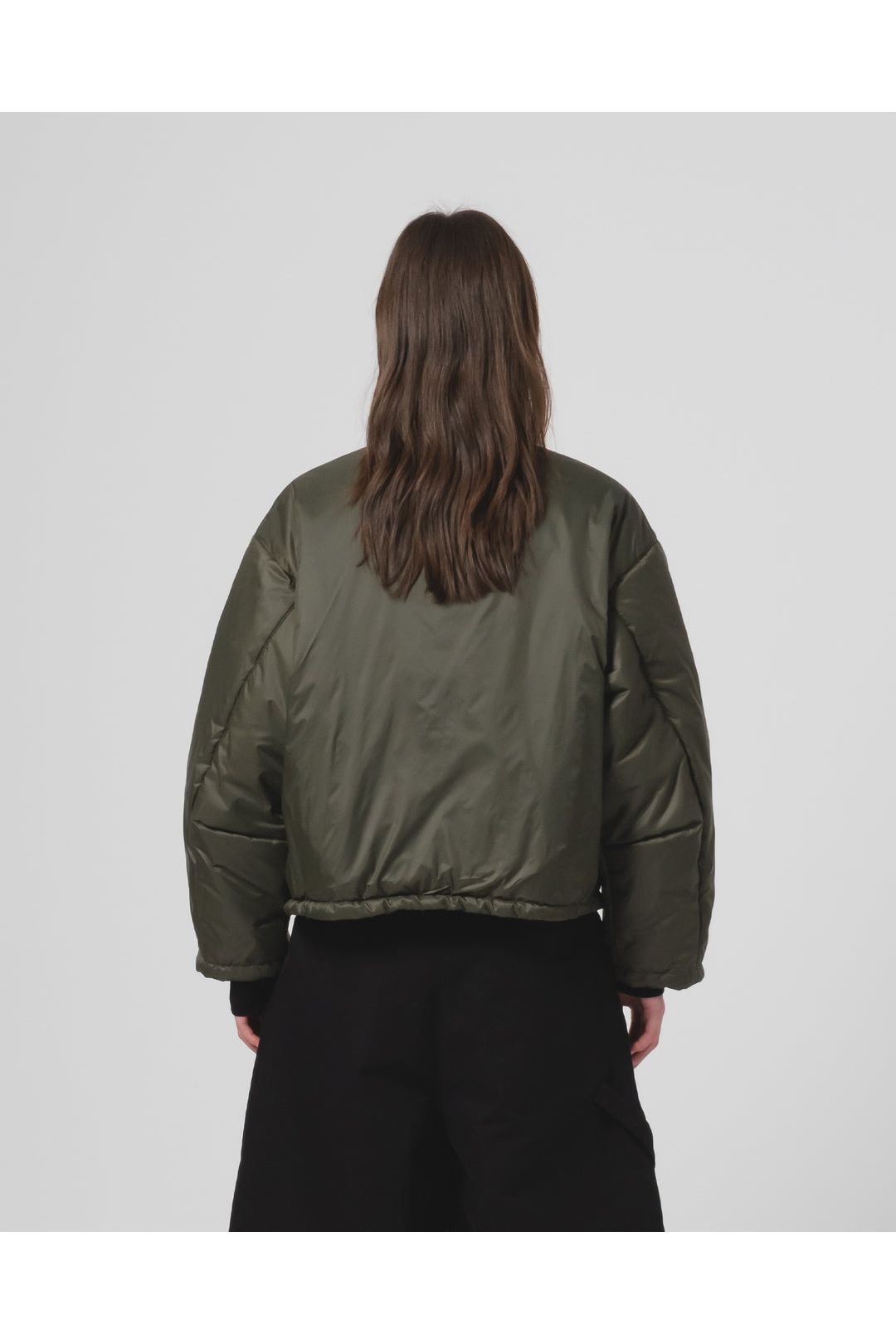 G.O.D Nuclear Padded Nylon Jacket - Dusty Green