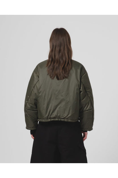 G.O.D Nuclear Padded Nylon Jacket - Dusty Green